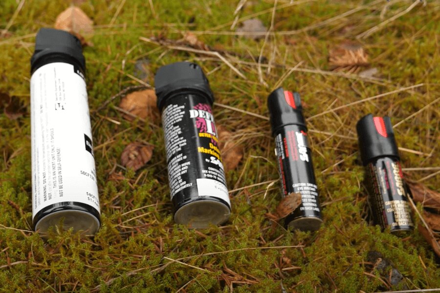 Spray-uri de apărare, diferite tipuri. Sursa: Rigad