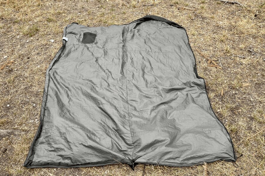 Sac de dormit Snugpak Jungle desfășurat