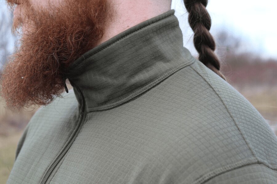 Tricou funcțional LVL 2 de la Helikon-Tex - detaliu la guler