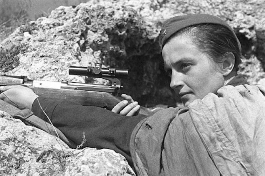 Mosin-Nagant, Liudmila Pavlicenkova