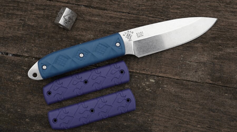 Cuțit Boss KA-BAR și plăcuțe de mânere de schimb