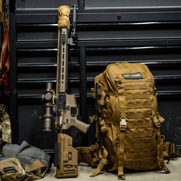 Rucsac tactic Rucsac Mission Assault Eberlestock® și pușcă de asalt. Sursa: eberlestock.com, Rigad
