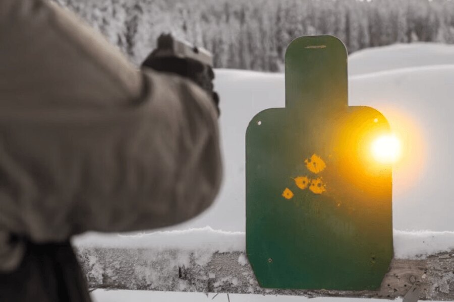 LED Flasher GOAST care semnalizează impactul la tragere