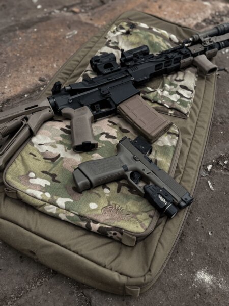 Rucsac Helikon-Tex SBR Carrying pentru arme și echipament de tir.