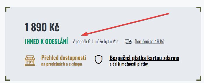 Disponibilitate produs