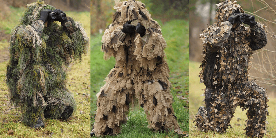 Model camuflaj camuflaj ghillie