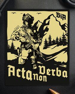 Acta Non Verba Brothers In Arms® Autocolant
