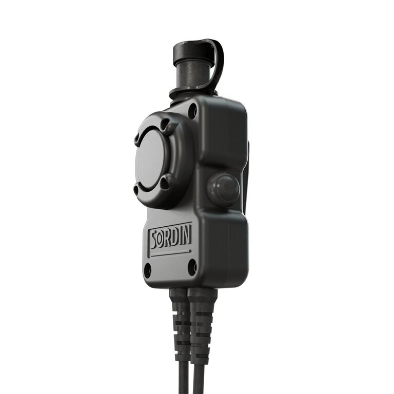 Adaptor pentru conectare la radio push-to-talk (PTT) Dual Sordin®