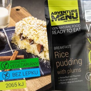 Adventure Menu® - Budincă de orez cu prune 250 g