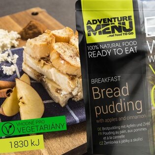 Adventure Menu® - Budincă de pâine cu mere și scorțișoară