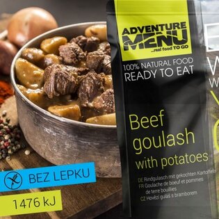 Adventure Menu® - Gulaș de vită cu cartofi 400 g