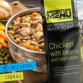 Adventure Menu® - Pui à la jardiniere cu fasole 400 g