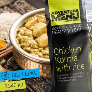 Adventure Menu® - Pui Korma cu orez 400 g