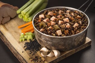 Adventure Menu® - Șuncă de fermă cu ragú de linte