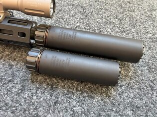 Amortizor de zgomot ACS-K HexaLug / calibru .223 Rem Acheron Corp®