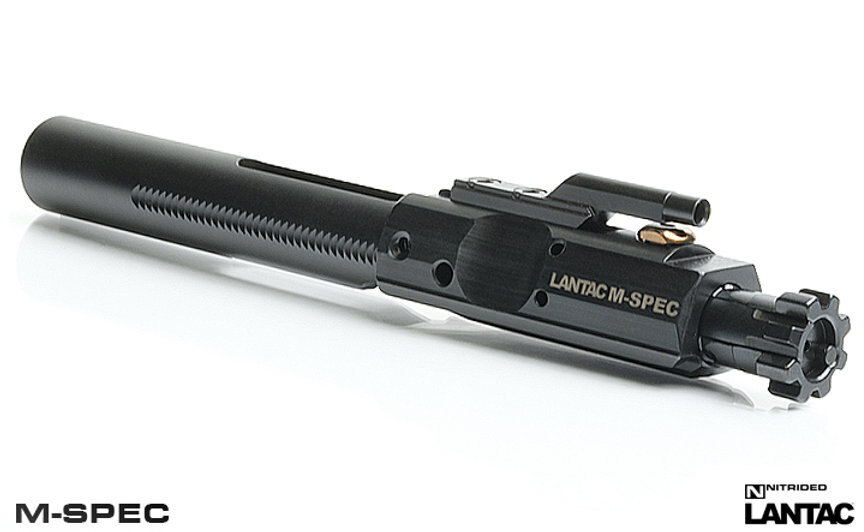 Ansamblu închizător E-BCG® M-Spec AR10/AR308 / calibru .308/762 LanTac®, Black Nitride