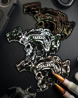 Autocolant BIA Camo Brothers in Arms® / 3 bucăți