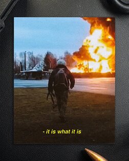 Autocolant It is what it is Brothers In Arms®