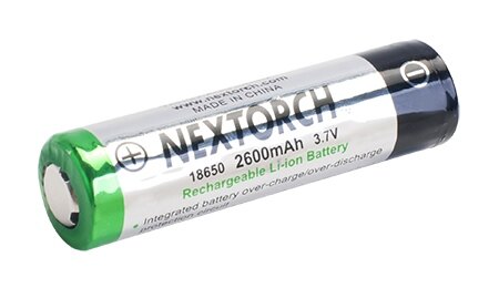 Baterie reîncărcabilă 18650 NexTorch® (2600 mAh)