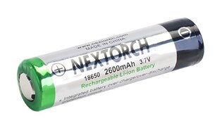 Baterie reîncărcabilă 18650 NexTorch® (2600 mAh)