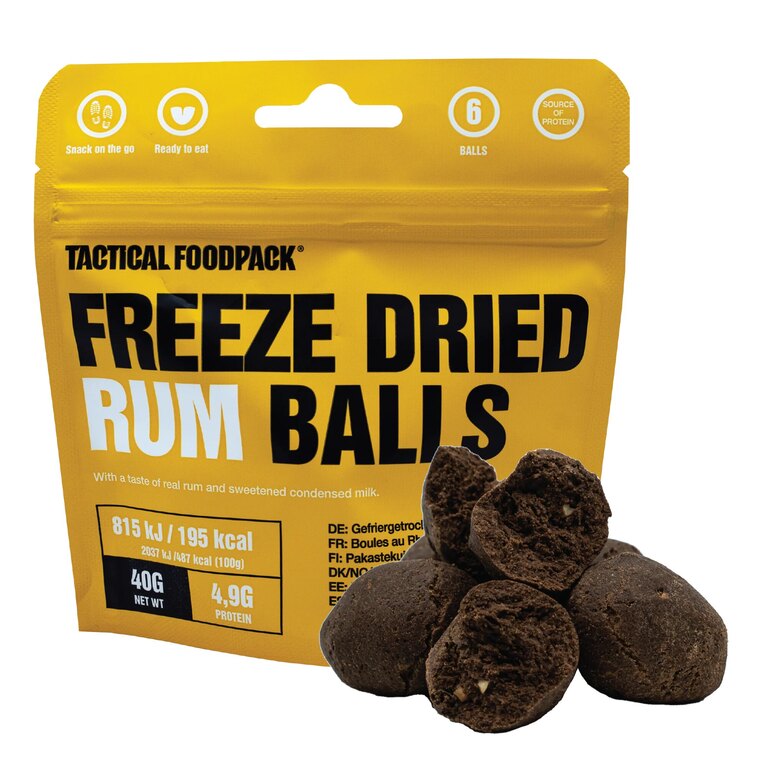 Biluțe cu rom liofilizate Tactical Foodpack®