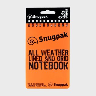 Blocnotes impermeabil Snugpak® cu linii, cu pătrățele