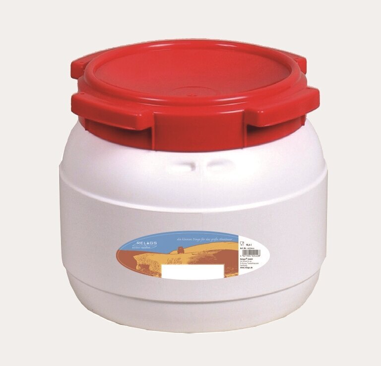 Butoi impermeabil BasicNature® 10,4 l - alb