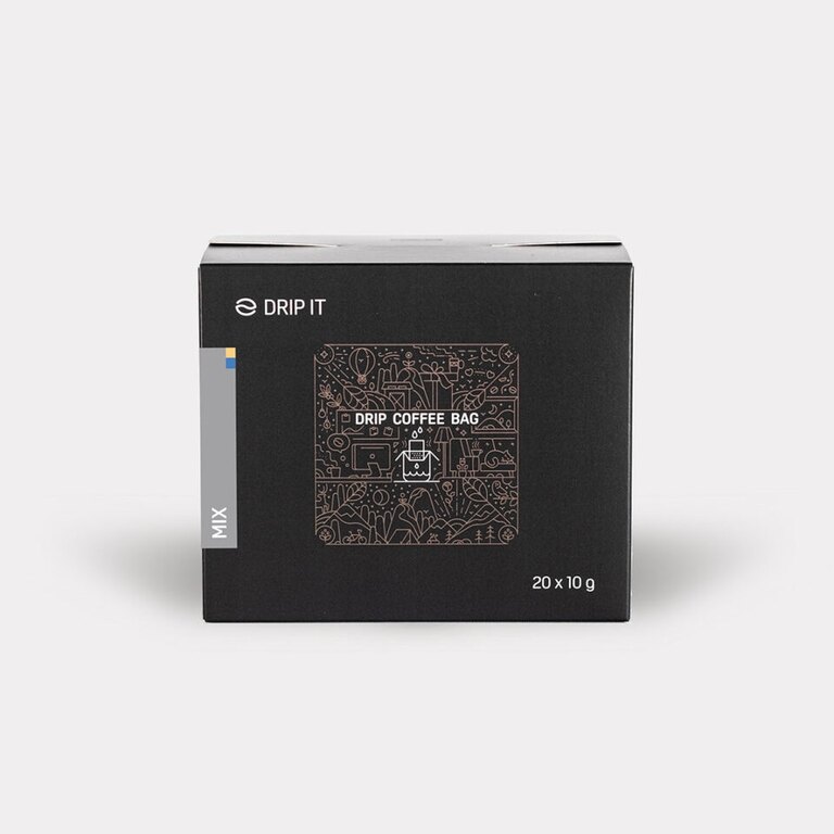 Cafea în filtru Brazilia / Nicaragua Drip it®, 20 bucăți