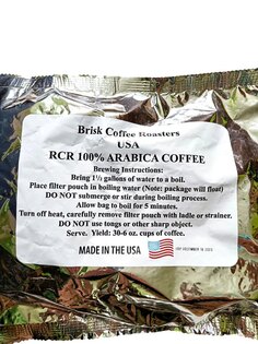 Cafea instant 100% Arabica MRE US ARMY®