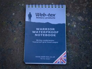 Caiet impermeabil Warrior Web-Tex®