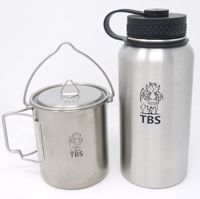 Cană din oțel inoxidabil + sticlă Single TBS Outdoor®