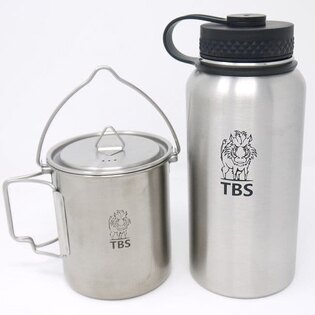 Cană din oțel inoxidabil + sticlă Single TBS Outdoor®
