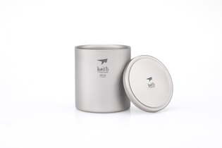 Cana termică din titan cu capac Keith® 300 ml