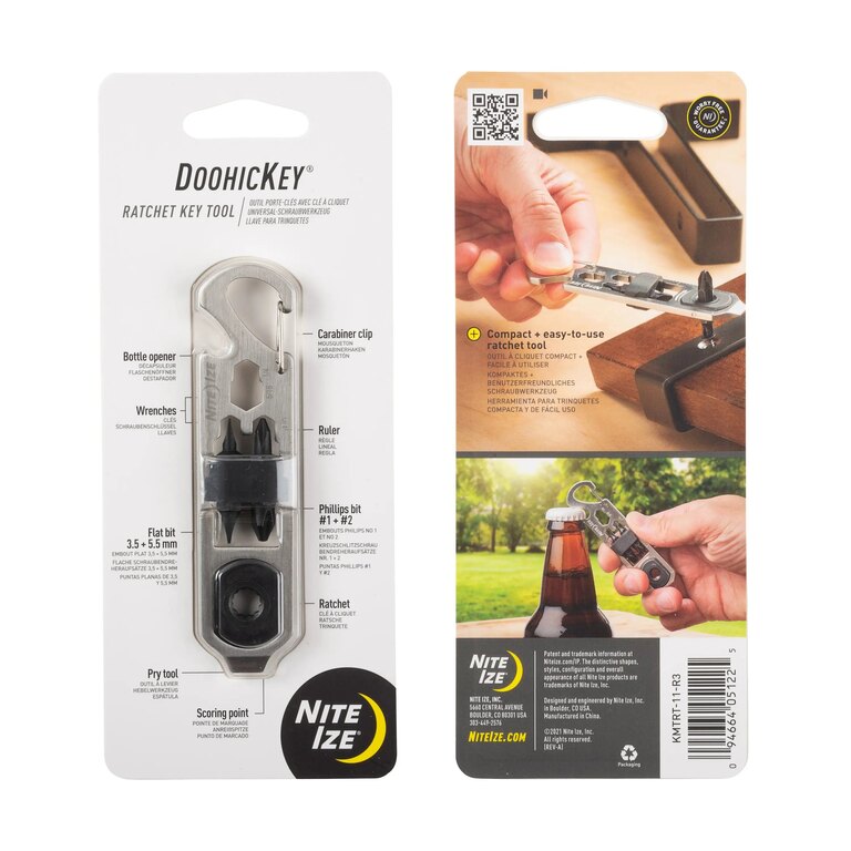 Carabinieră multifuncțională cu clichet DoohicKey Nite Ize®