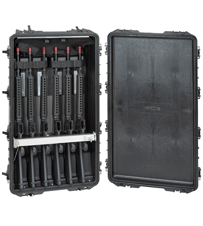 Carcasă impermeabilă rezistentă pentru 6 puști 10826 Explorer Cases® / cu sistem de arme