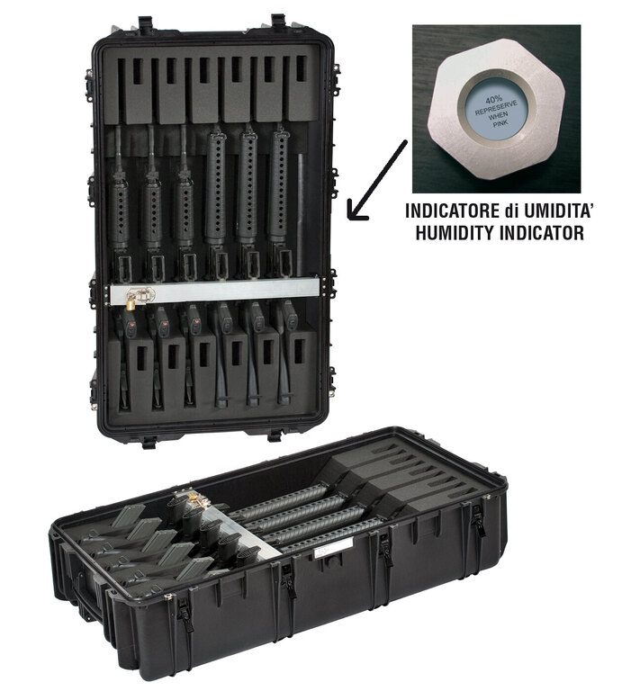 Carcasă rezistentă impermeabilă pentru 12 puști 10840 Explorer Cases® / cu spumă