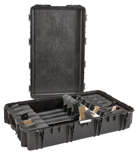 Carcasă rezistentă impermeabilă pentru 6 puști 10826 Explorer Cases® / cu sistem reglabil