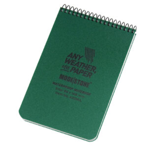 Carnet de notițe impermeabil Military 96x148 Modestone® / 50 de file