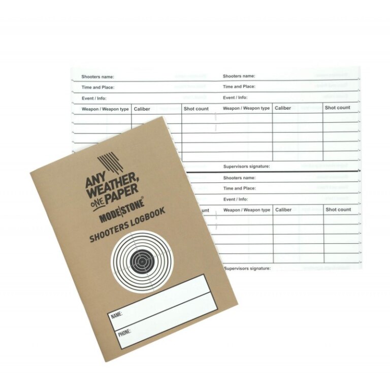 Carnet de notițe rezistent la apă Shooters A6 Modestone®