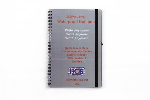 Carnet impermeabil cu copertă din PVC A5 BCB®