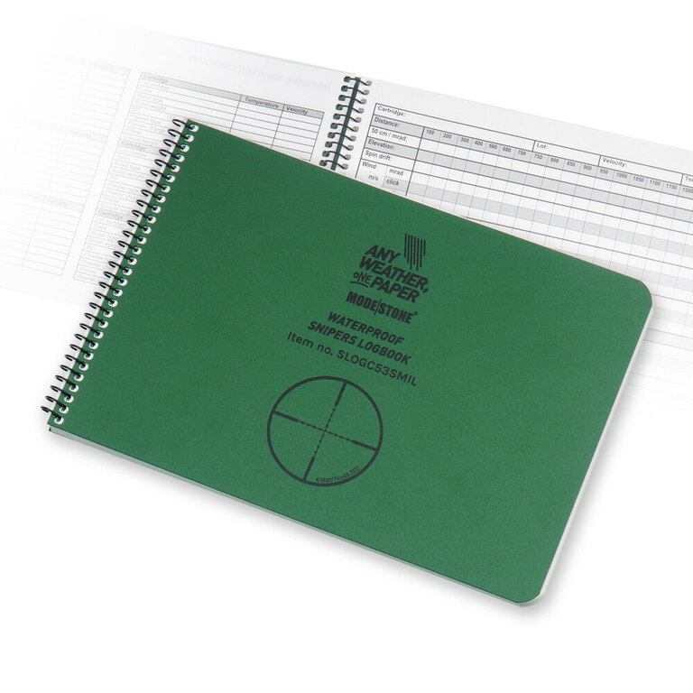 Carnet rezistent la apă pentru lunetiști Modestone®