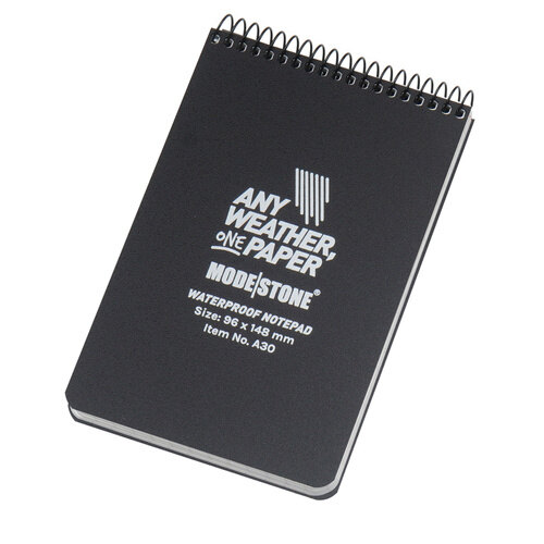 Carnet rezistent la apă The Officer's Pad 96 mm × 148 mm Modestone®