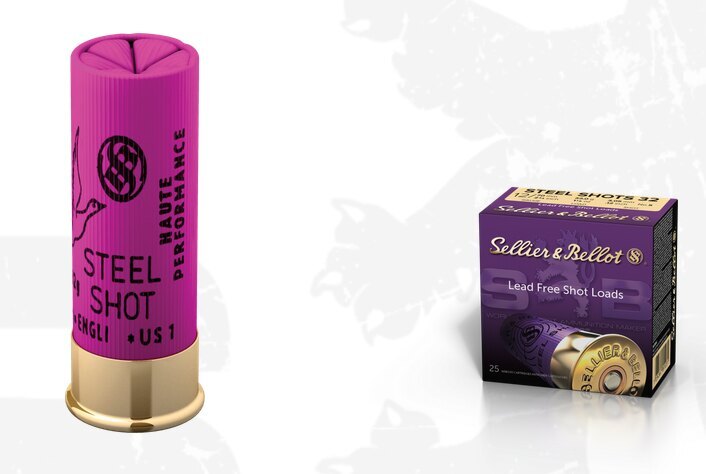 Cartușe cu alice oțel Steel Shot Sellier & Bellot® / 12/70 / 32 g / 25 bucăți
