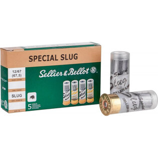 Cartușe cu alice Special Slug Sellier & Bellot® / 12/65 / 32 g / 5 bucăți