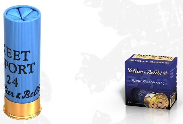 Cartușe de pușcă Skeet 24 Sport Sellier & Bellot® / 16/70 / 24 g / 25 buc