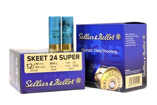 Cartușe de vânătoare Skeet 24 Super Sellier & Bellot® / 12/70* / 24 g / 25 bucăți