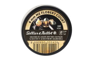 Cartușe Flobert Sellier & Bellot® / 6 mm ME Flobert / 1,05 g - 16 grs / 100 buc