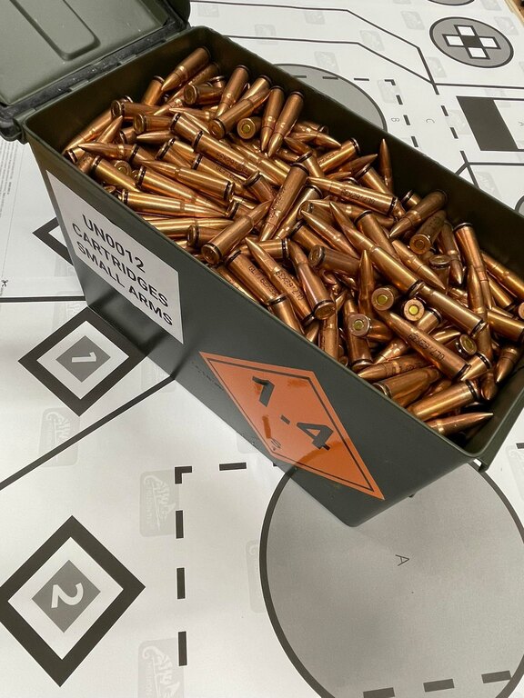 Cartușe FMJ GetLoad® / 7,62 x 39, 900 buc + Cutie Ammo NATO