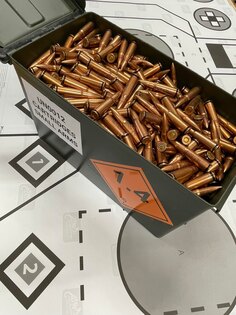 Cartușe FMJ GetLoad® / 7,62 x 39, 900 buc + Cutie Ammo NATO
