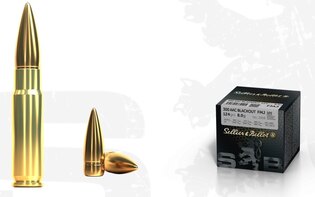 Cartușe FMJ Sellier & Bellot® / 300 AAC Blackout / 8 g - 124 grs / 100 buc